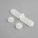 Shirt buttons, open, with the installer, d = 10 mm, 15 pcs, silver color