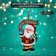 Decorative decoration (suspension) "Grandfather Frost" 35x23 cm