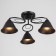 Chandelier "Edmas" 3he27 40w Black 58x58x22 cm Bayerlux