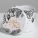 A set of gift boxes 5 in 1 “white gold”, 13 x 14–19.5 x 22 cm, New Year