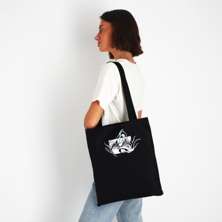 Bag Schoper "Anime" 35x0.5x40 cm, Department without lightning, without lining, Black-7