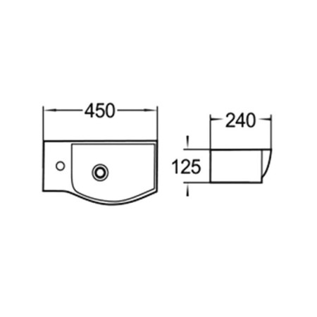 Comforty 7947br shell, right, suspended, white color-4