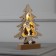 LED figure "Christmas tree" 15.5 × 23 × 5 cm, wood, batteries AAAX2 (not in the kit), glow warm white