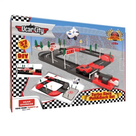 Set of game Terides uCar Turbo "Race-Tourbo", 37 items