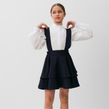 Sundress for Minaku girl, blue color, height 122 cm
