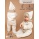 Combineson Children's demi -season quilted amrobaby elf, height 62 cm, dairy color