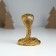 Souvenir Polystone "Royal Cobra" gold 7x5x8.7 cm