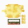 Box for 5 sweets with cells "New Year's Lights" 21 x 3.3 x 5.8 cm, New Year