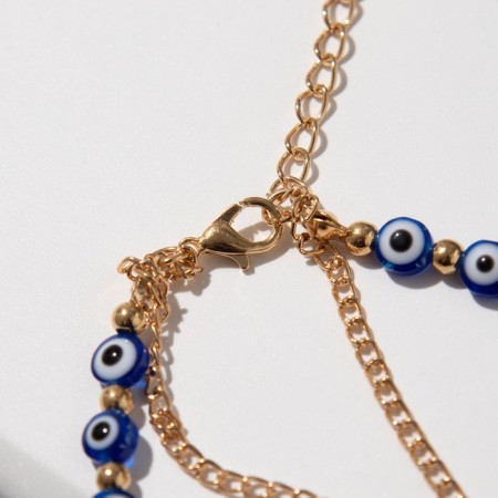 Bracelet-reinforcing "Happy Happiness Hams" Eye, Mix color, l = 20 cm-2