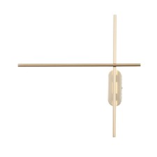 Wall lamp ST LUCE. SL394.201.02. Basoni. 2x10 watts, LED, 4000K, 1167 LM, 52.3x52 cm, matte gold color