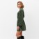 Women's dress Minaku: Casual Collection Khaki Color, Rr. 46