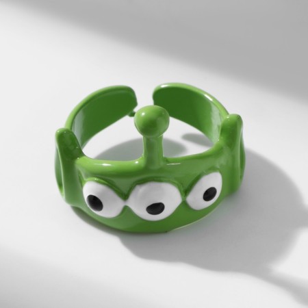 Ring "Montrustrik" with antenna, the color is green, dimensionless-2