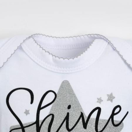 Боди для девочки Крошка Я "Shine", цвет белый, рост 86-92 см-1