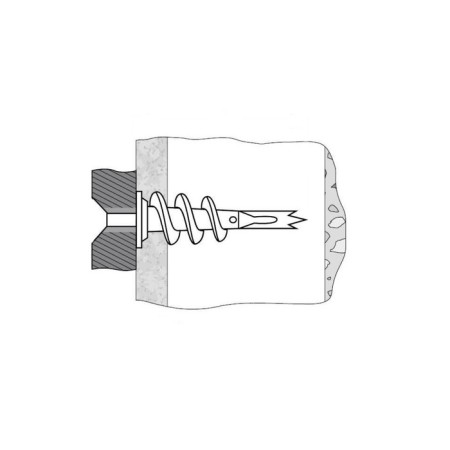 Dowel "Zubble" Driva, for drywall, with a drill, metal, 50 pcs-4