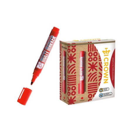 Permanent marker 3.0 mm, Crown Multi Marker, Red