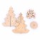 New Year's Christmas tree table team "New Year!", 120 x 140 mm