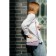 Cross-Body Bag, eco-leather, ludor lilac, 24x8x14 cm