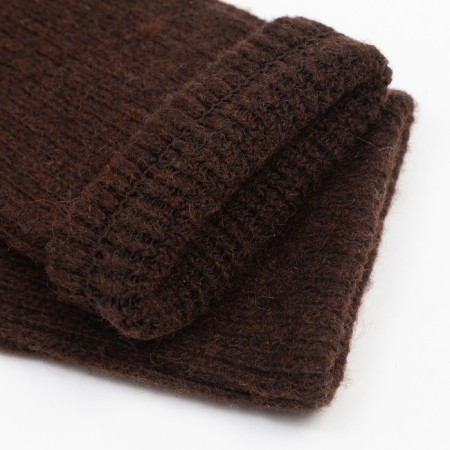 Women's socks from Mongolian wool, chocolate color, size 25 (37-39)-3