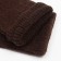 Women's socks from Mongolian wool, chocolate color, size 25 (37-39)
