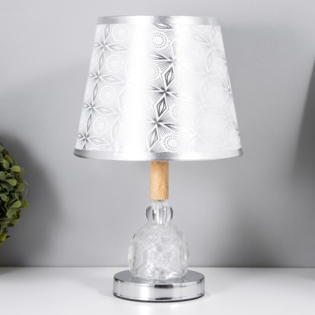 Table lamp Aleessia 1x60W E27 silver 21x21x33.5 cm Risalux