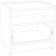 Tumbling bedspreads 011.15, 482x400x464, white facade/oak craft golden