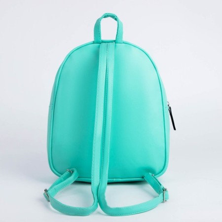 Baby backpack for artificial leather girl "Kitik", plush strip, 27x23 x 10 cm-3