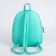 Baby backpack for artificial leather girl "Kitik", plush strip, 27x23 x 10 cm