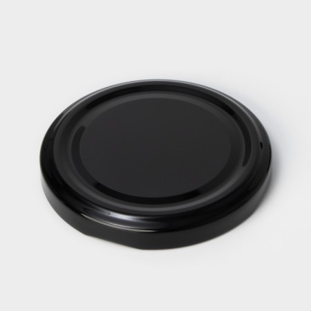 A set of conservation covers “Night”, TO-66 mm, metal, 20 pcs, black color black-1