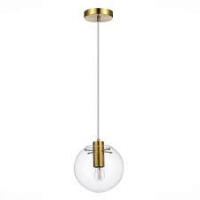 STL LUCE Sus. SL1056.203.01. Noor. 1x60 W, E27, 20x20x160 cm, gold color