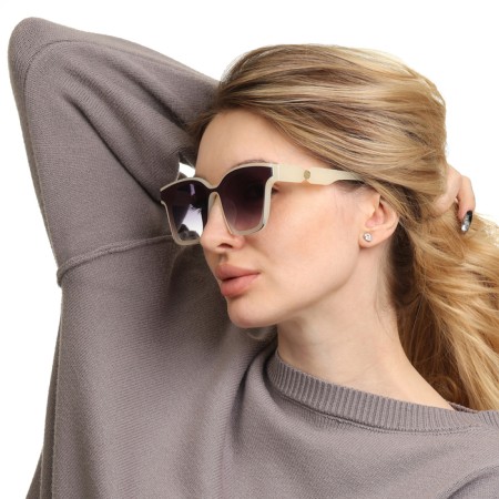 Women's sunscreen glasses "OneSun", UV 400, pipe 15 cm, lens 5.2x4.2 cm-1
