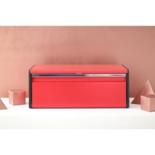 Brabantia breadbine, red color, 46.4x25x18.7 cm