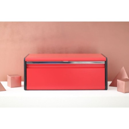 Brabantia breadbine, red color, 46.4x25x18.7 cm