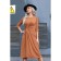 Female dress, size 54, mustard color