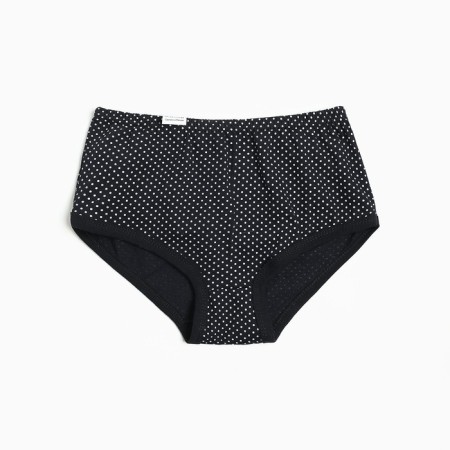 Credes slips women, black color/peas, size 56-58-3