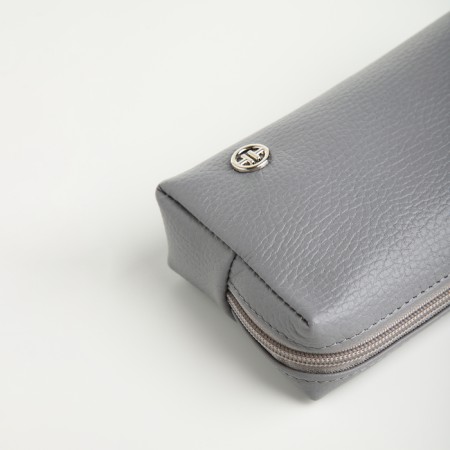 Lightning cosmetic bag, textura, gray color-6