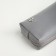 Lightning cosmetic bag, textura, gray color