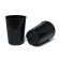Pot for seedlings, 2 l, d = 14 cm, h = 18 cm, black, greengo