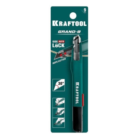 Knife Kraftool Grand-9 09192, with hitchhiking, for accurate cut, 9 mm-3