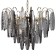 Crystal Crystal Crystalian Florin 8xe14 40W, size 52x52x54-120 cm, color gold