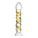 Unrealistic phallimitator Sexus Glass, glass, transparent, 17.5 cm