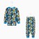 Pajamas for a boy, color triangles/astronauts, height 110 cm