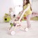 Walking stroller for Hape dolls, wooden
