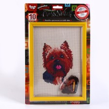 Вышивка крестиком на канве, серия CROSS STITCH «Собачка»