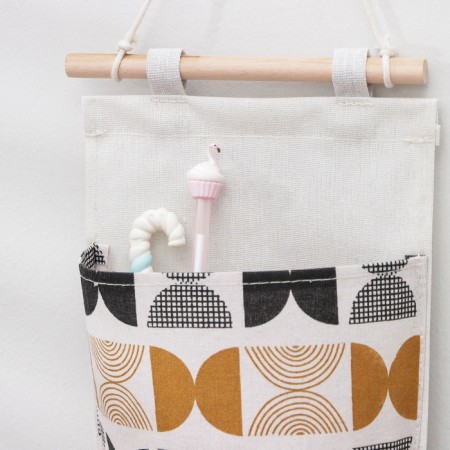 ORGANIZER OF SUBSTANCE with pockets of the share "Sand", 3 departments, 58 × 20 cm-2