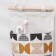 ORGANIZER OF SUBSTANCE with pockets of the share "Sand", 3 departments, 58 × 20 cm