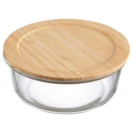Smart Solutions baking and storage container, bamboo cover, 1300 ml