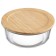 Smart Solutions baking and storage container, bamboo cover, 1300 ml