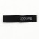 Textile strip "122-128", 5 x 1.1 cm, black color
