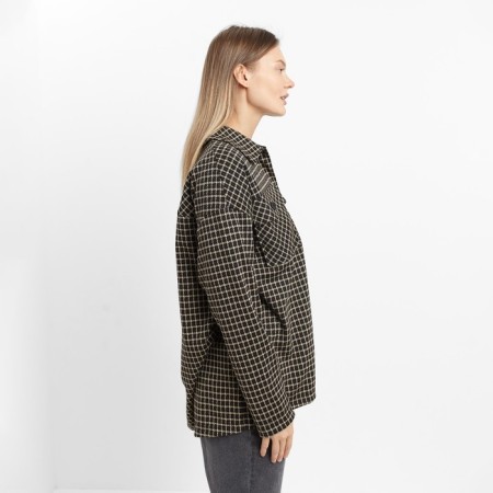 Female shirt, beige color/black, size 50-5