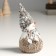 Polystone souvenir "Snowman in a cap of cones and stoopers" 10x8x17 cm